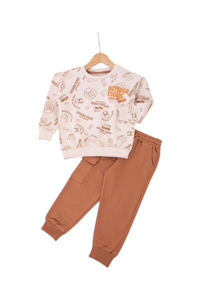 voyyo kids baby Set de trening sezonier compact din bumbac pentru băieți, set...