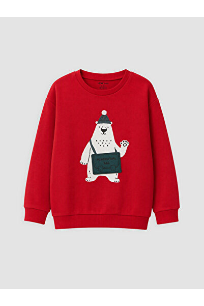 LC Waikiki I Zero Roba Collar Bear Printed Baby Boy Sweatshirt from Freezen S...