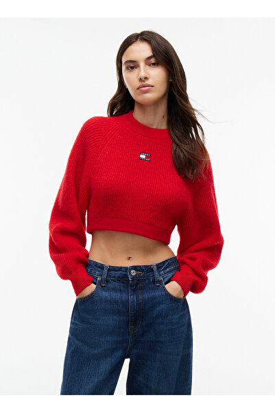 Tommy Jeans Kazak, S, Kırmızı