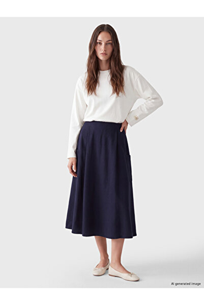 LC Waikiki A-Line Skirt with Zipper at the Waist for Style Enthusiasts from U...