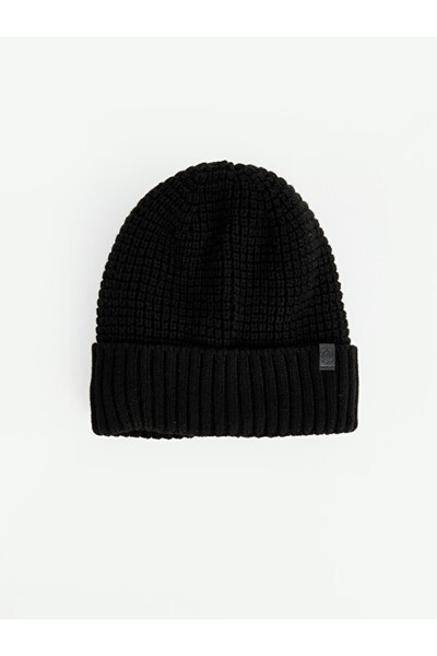 LC Waikiki I Men's Knitwear Ribbed Cuff Textured Knitted Beanie from Freezen ...
