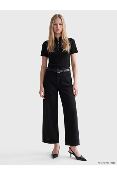 LC Waikiki Esvab • Modern & Distinctive Vega Belted Culotte Jean