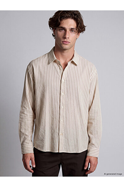 LC Waikiki Esvab • Modern & Distinctive Standart Fit Striped Men's Shirt