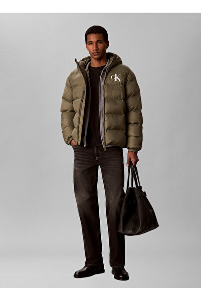 Calvin Klein Jeans Mont, L, Yağ Yeşili
