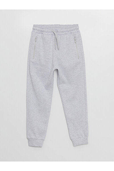 LC Waikiki Rmz Gi̇yi̇m Farkiyla Boys' Jogger Sweatpants with Waist Drawstring