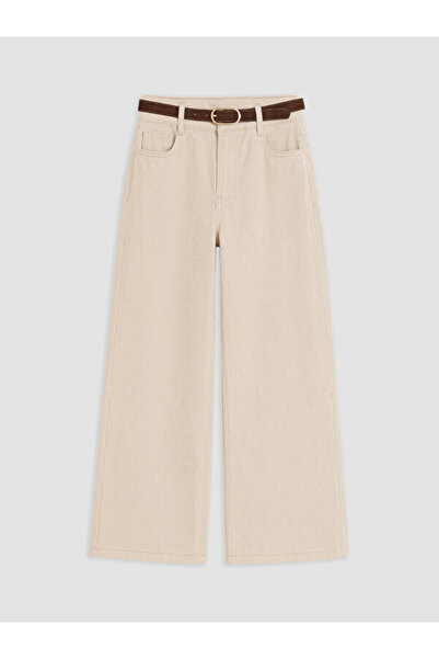 LC Waikiki Esvab • Modern & Stylish Girls' Gabardine Pants and Belt