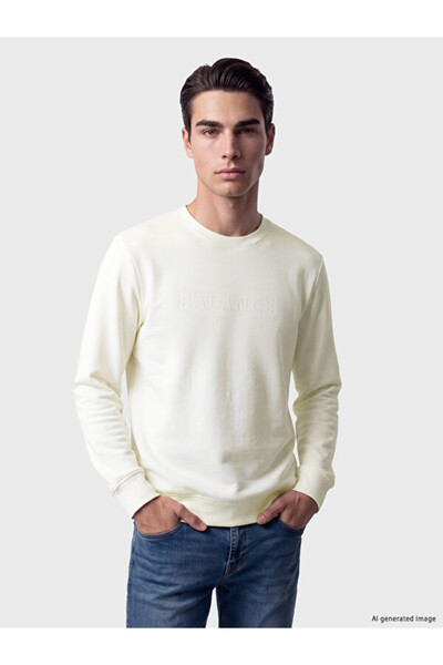 LC Waikiki Zero Roba Collar Embossed Printed Men's Sweatshirt from Uzg Store ...