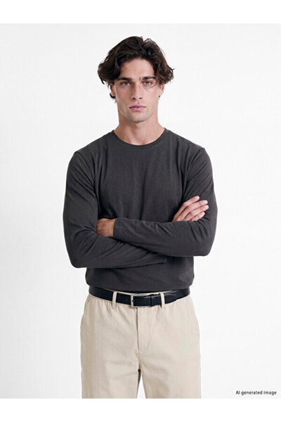 LC Waikiki Esvab • Modern & Distinctive Zero Roba Collar Long Sleeve Combed C...