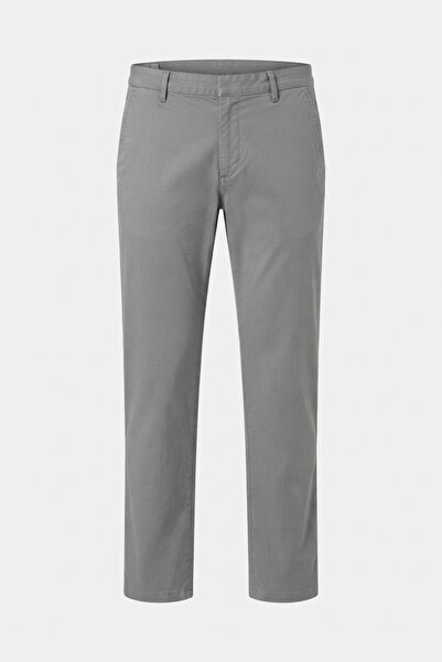 AUXOM Men's Linen Trousers - Grey