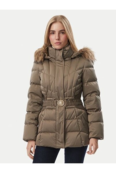 Guess HAKİ KADIN ŞİŞME MONT