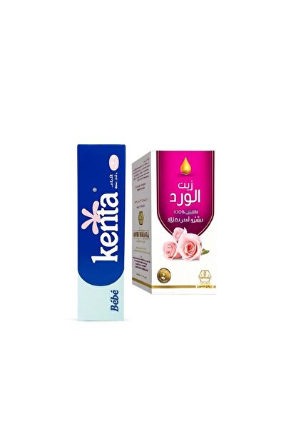 Genrice مجموعة العناية بالمناطق الحساسة والبكيني مع زيت الورد وكريم كينتا