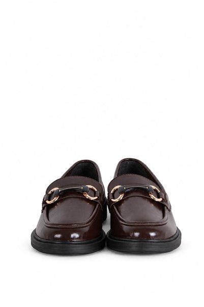 trender 69-706 Brown Women's Loafer Shoes 27Ksd9000004