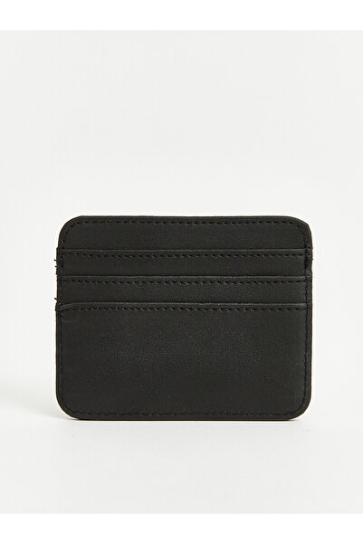 LC Waikiki Lcw Accessories Black Men's Card Holder with Nevavm Difference