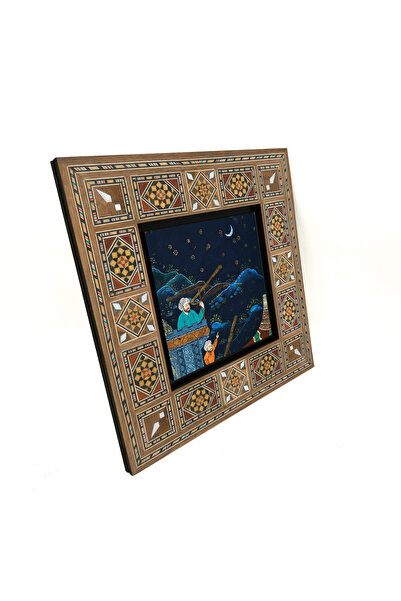 Sadrazam Отоманска ученска миниатюра, отпечатана, 20x20, МДФ, Левантска карти...