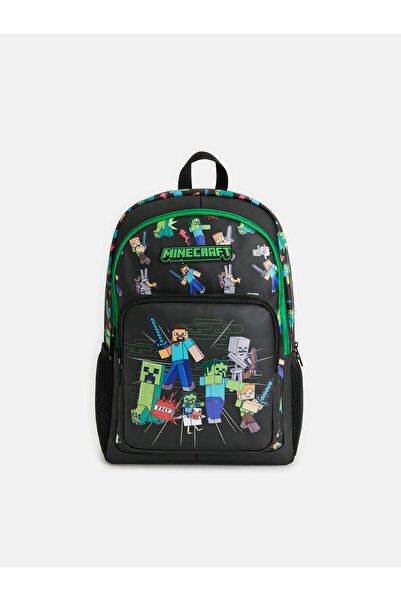 LC Waikiki Lcw Accessories Black Printed Boys' School Bag with Nevavm Difference