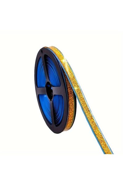 G Glixicom Banda Adeziva Etansare Siliconata 6 m x 8 mm Auriu Izolare Chiuvet...