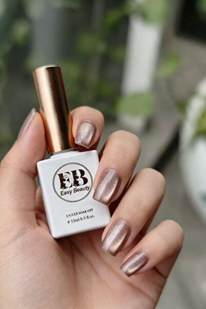 Easy Beauty 15ml Kedi Gözü Kalıcı Oje - Simli CAT EYE GEL POLISH CG3 - TPO İç...