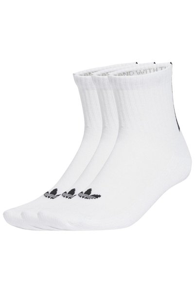 adidas Κάλτσες με ρίγες στην πλάτη Quarter 3 (3 Ζεύγη) 43-45