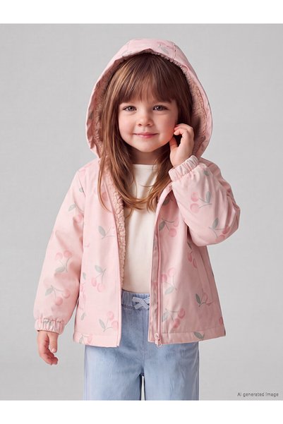 LC Waikiki Timeless Clothing & Timeless Choices Water Repellent Baby Girl Coat