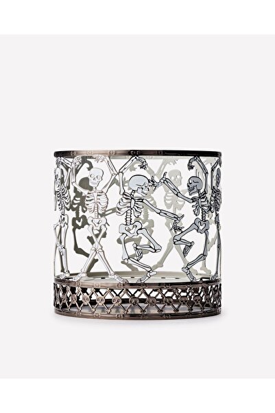 Bath & Body Works Glow-in-the-Dark Dancing Skeleton Büyük Mumluk