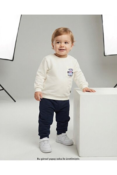 voyyo kids baby Baby Boy 1-2-3-4 Years Seasonal Thin Cotton Compact Top and B...