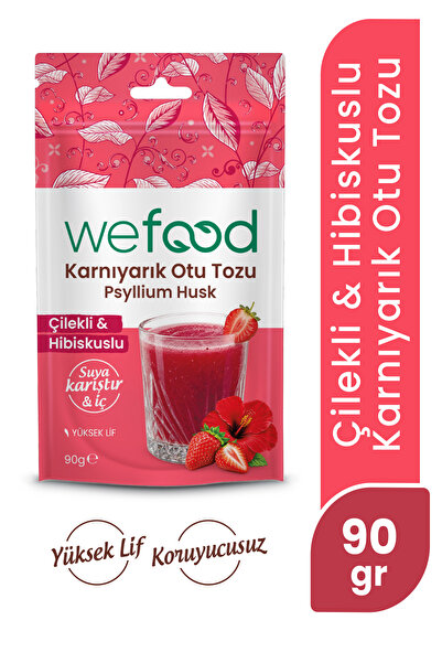 Wefood Hibiskus & Çilekli Karnıyarık Otu Tozu 90 g