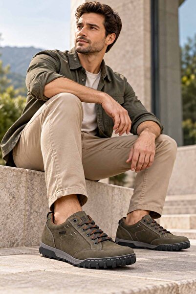 Dockers Men's Khaki Outdoor Shoes Thick Soled Daily Walking Trekking Sports S...