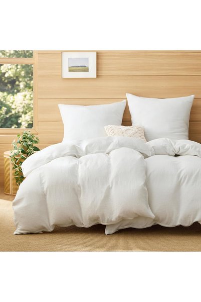 BEDSURE Bedding Set, 4-piece set, 2 duvet covers 135 x 200 cm, 2 pillowcases ...