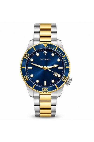 TOMRICH MARINER TRS9061 Men’s Analog Watch, Blue Dial & Bezel, Japan Movement...