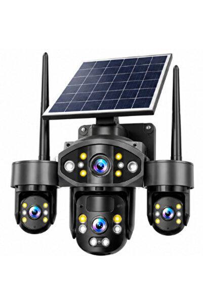Mihai Cameră de supraveghere exterioară Solara TS4 8K cu panou solar și conex...