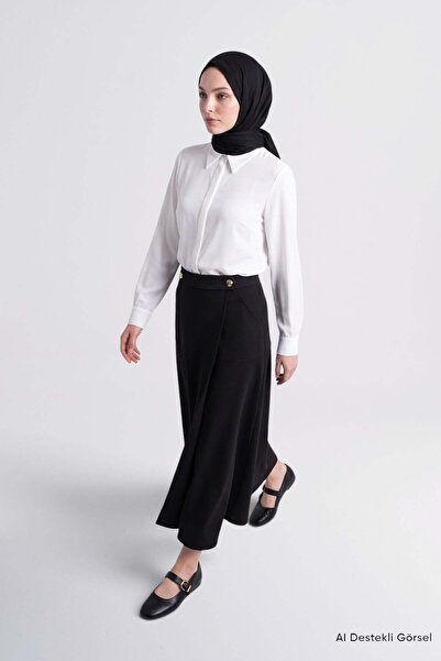 Armine Flared Skirt Black