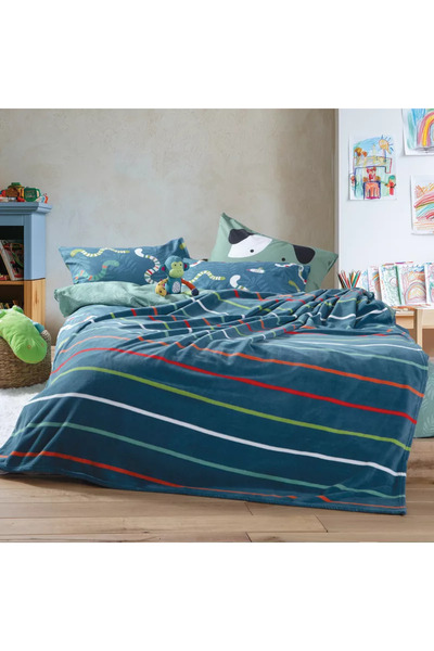 Nef Nef Homeware Μονή Υπέρ-Απαλή Χρωματιστή Κουβέρτα Nef-Nef Homeware