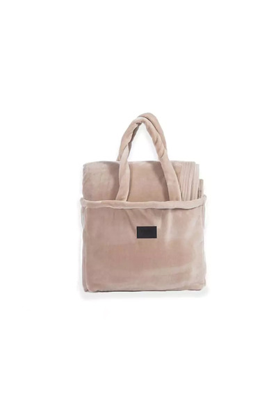 Nef Nef Homeware Βελούδινη Διπλή Κουβέρτα Velosso Nef-Nef Homeware 95 - Μπεζ