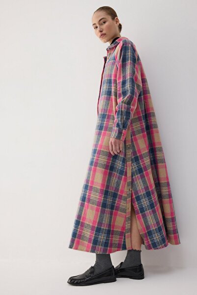 Touché Privé Plaid shirt dress