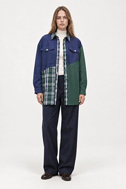 Touché Privé Plaid Piecewise Shirt
