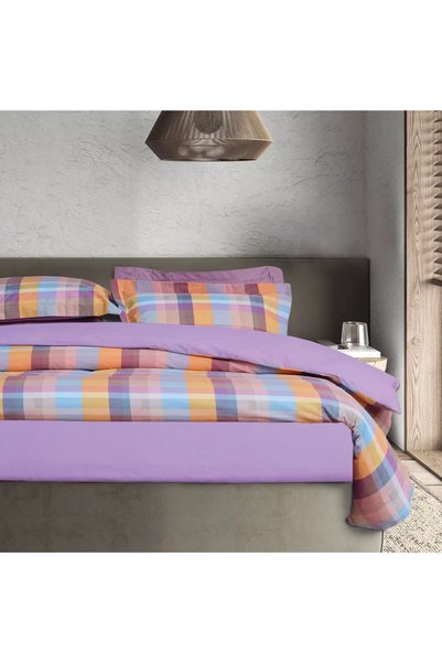 Das Home Σετ Σεντόνια με Λάστιχο 5456 Casual Line Ημίδιπλο
