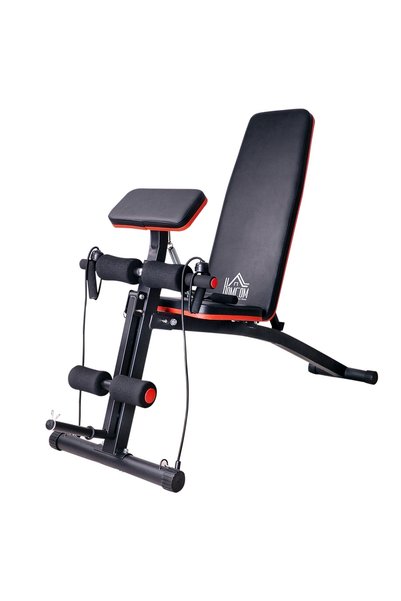OEM Adjustable multifunctional training bench, backrest 6 positions, steel, 5...