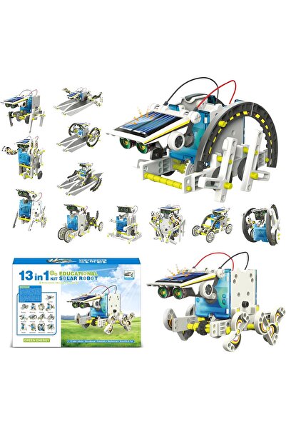 Generic Science Kit for kids with 13 Different Robot Models, STEM Toys Solar ...