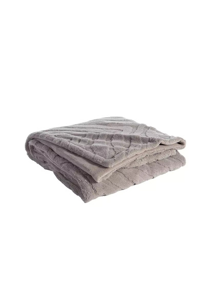 Nef Nef Homeware Κουβέρτα καναπέ Μπέριεν 130Χ180 Νεφ-Νεφ Ομγουέρ 110 - Γκρι