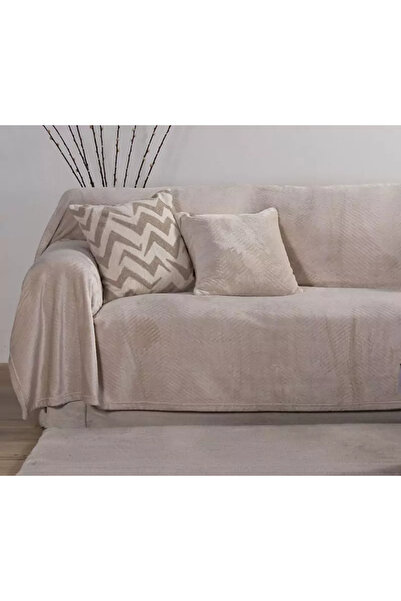 Nef Nef Homeware Ριχτάρι Καναπέ Dakari Εκρού Nef-Nef Homeware Πολυθρόνα