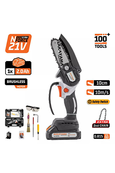 Nakayama Pro Αλυσοπρίονο κλαδέματος μπαταρίας EC1040 21V Nakayama