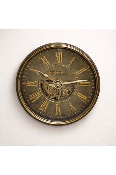 Magic Time Ceas Perete Vintage cu Mecanism Rotativ Raventon