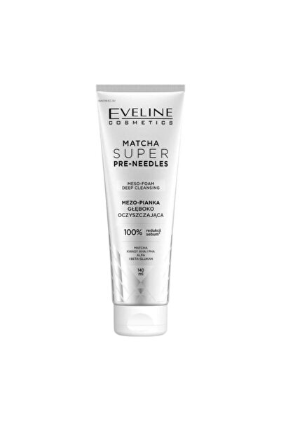 Eveline Cosmetics Spumă activă pentru curățare facială profundă Matcha Super ...