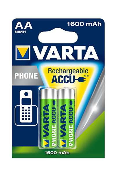 Varta Επαναφορτιζόμενες Μπαταρίες AA 1600mAh 2τμχ.