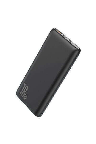 Baseus Powerbank 10000mAh 2 x USB/Type-C 18W Μαύρο