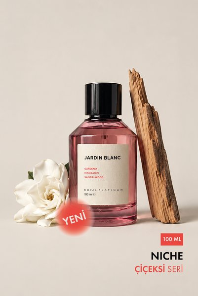 Royal Platinum Jardin Blanc Kadın EXTRAIT DE PARFUM 100 ML Gardenya - Mandalina - Sandal Ağacı | Çiçeksi Seri