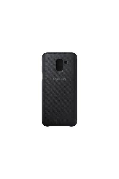 Samsung Θήκη Πορτοφόλι Galaxy J6 Μαύρο