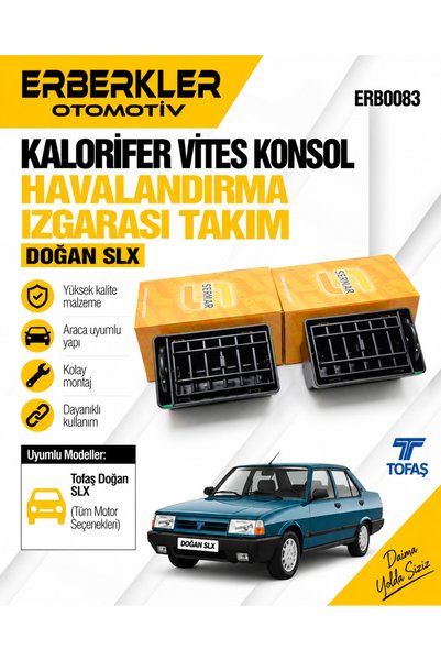ERBERKLER Tofaş Şahin Ön Havalandırma Takım Ön Konsol Kalorifer Difizörü Sağ ...