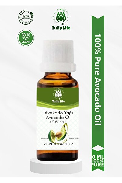 Tuliplifeoffical 100% Pure and Natural Avocado Oil 20 ml