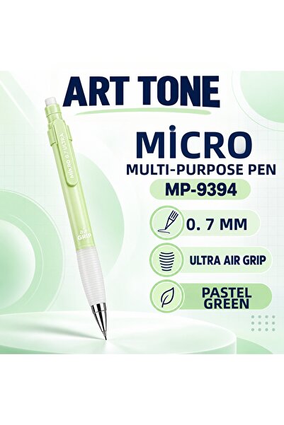 Art Tone قلم مايكرو متعدد الاستخدامات 07 MP-9394 أخضر فاتح فائق الخفة
